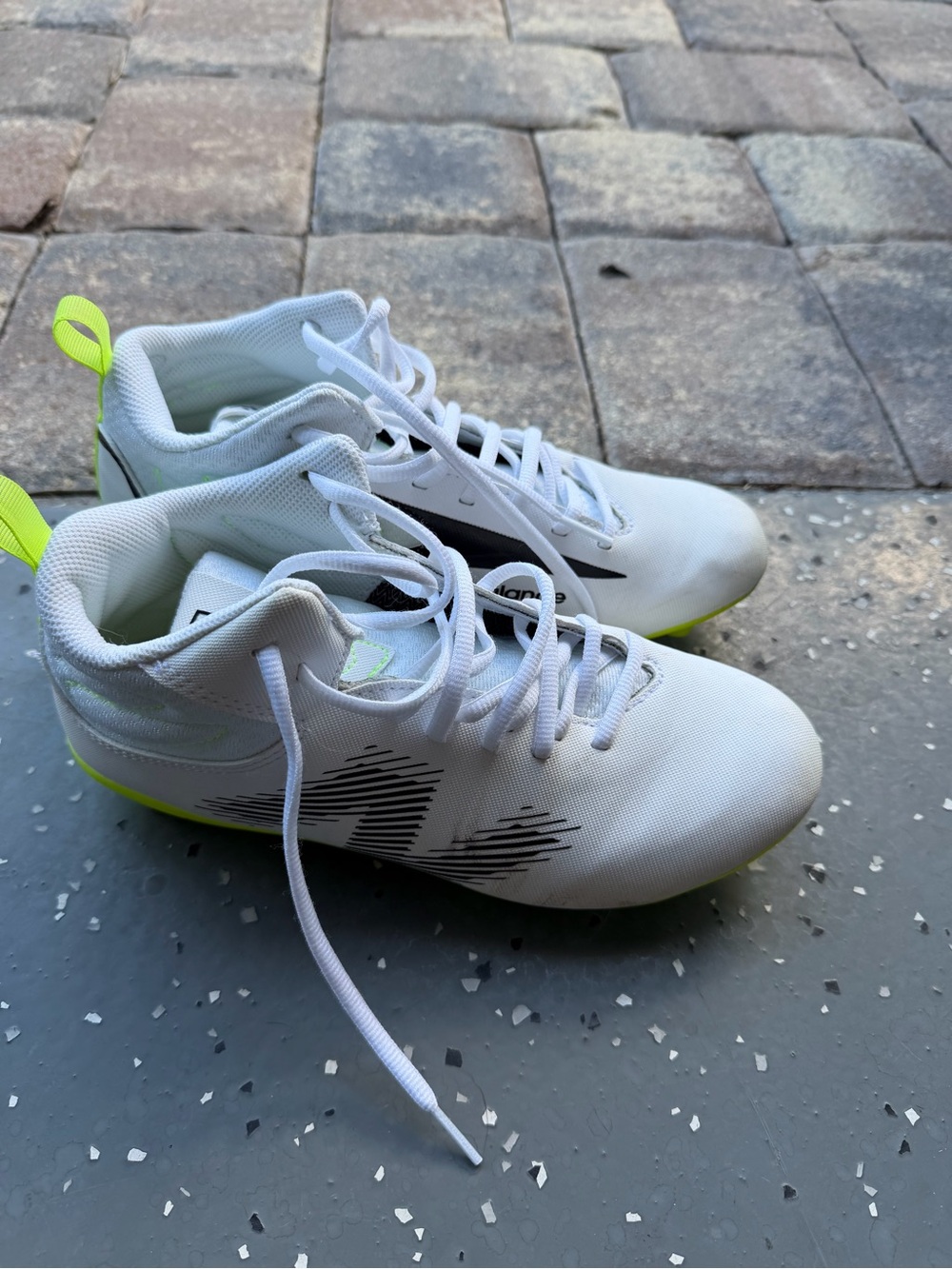 New Balance Lacrosse Cleats with Neon Yellow Accents